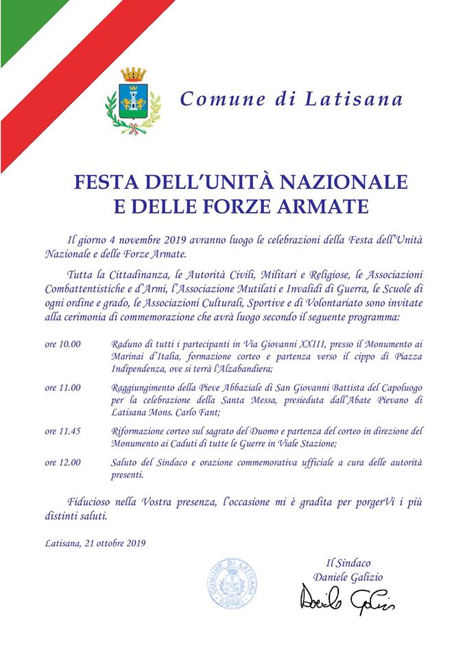 4 novembre Latisana